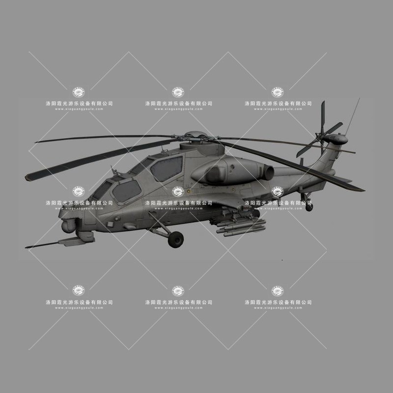 枣庄武装直升机3D模型